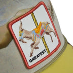 Goorin Bros. Animal Farm Goat Greatest Trucker Cap - 101-0310-STONE Odzież/Czapki/Czapki z daszkiem Your Sports Performance