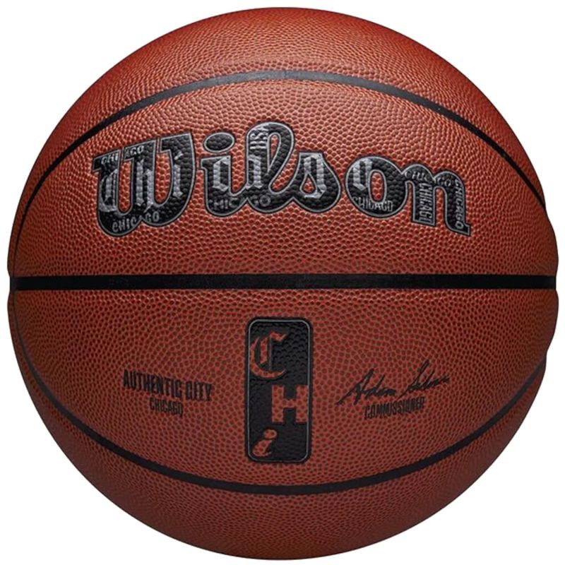 Wilson NBA Authentic City Chicago Ball WZ2016002XB Basketball Ball Accessories/Balls/Basketball Your Sports Performance