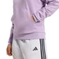 Women's adidas Essentials Linear French Terry Hoodie Purple JY0036 In preparation Adidas