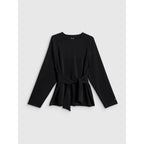 Women's regular sweatshirt with ties and modal 4F 4FRSS26TSWSF2784-20S