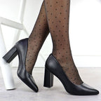 Black pumps with pointed toe, black Sergio Leone PB216 Footwear Your Sports Performance