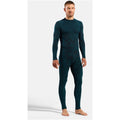 Men's long-sleeve thermal shirt Odlo PERFORMANCE WARM BLACKCOMB BL TOP crew neck l/s green
