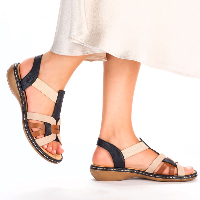 Comfortable Rieker W RKR662 multicolor sandals Footwear/Lifestyle/Rieker Your Sports Performance