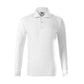 Kids Pique Polo LS Polo Shirt (White) Your Sports Performance