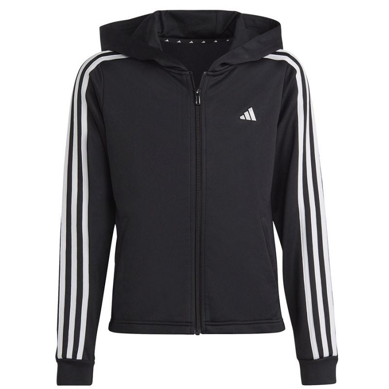 Sweatshirt adidas TR-ES 3 Stripes FZH Jr. HR5792 Clothing/Lifestyle Adidas