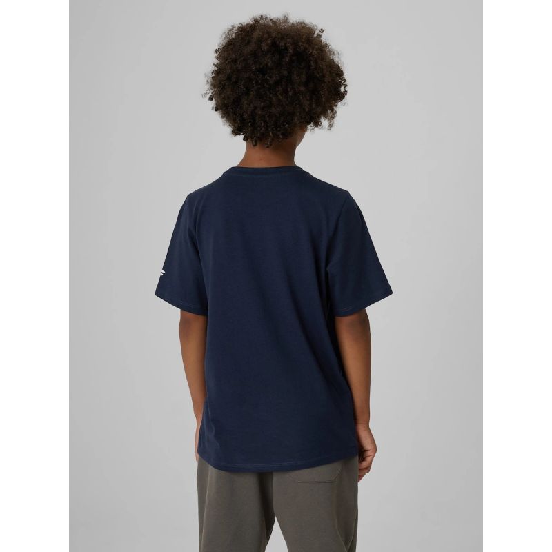 Boys' Regular Fit Printed T-Shirt 4F 4FJRAW26TTSHM4526-31S