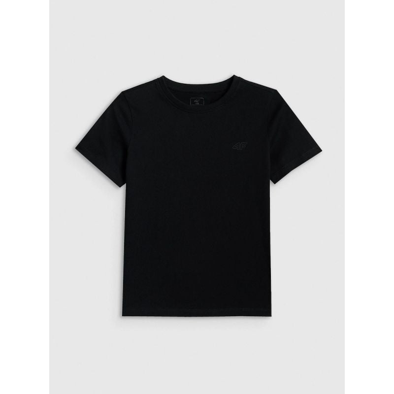 Girls' regular-fit plain T-shirt 4F 4FJRMM00TTSHF3553-20S