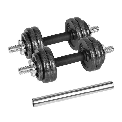 REBEL ACTIVE ADJUSTABLE DUMBBELLS IN CASE WITH BAR, 15 KG SET To be categorized Your Sports Performance