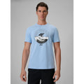 Men's regular printed T-shirt 4F 4FRSS26TTSHM4298-34S