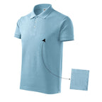 Malfini Cotton M MLI-21215 blue polo shirt Clothing/Lifestyle/T-shirts/Malfini Malfini