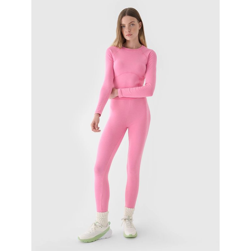 Longsleeve cropped smooth women's 4F 4FRAW24TLONF503-54S *Kategoria tymczasowa Your Sports Performance
