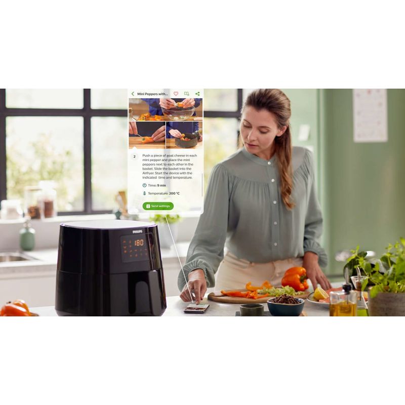PHILIPS HD9280/70 Ovi XL Essential Connected low-fat fryer AGD - Produkty/Frytownice Your Sports Performance