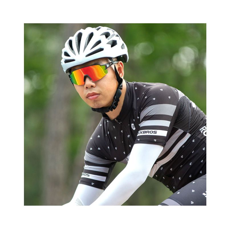 Rockbros polarized sunglasses 5 lenses gray Accessories Your Sports Performance