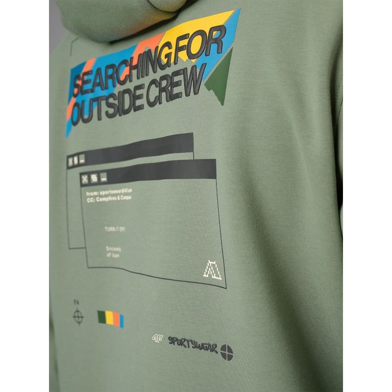 Men's regular hooded sweatshirt 4F 4FRSS26TSWSM2894-44S 4f