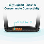 TP-Link Archer MR600 Wireless Router Gigabit Ethernet Dual-band (2.4 GHz/5 GHz) 4G Black Komunikacja i łączność/Routery 3G/4G/5G Your Sports Performance