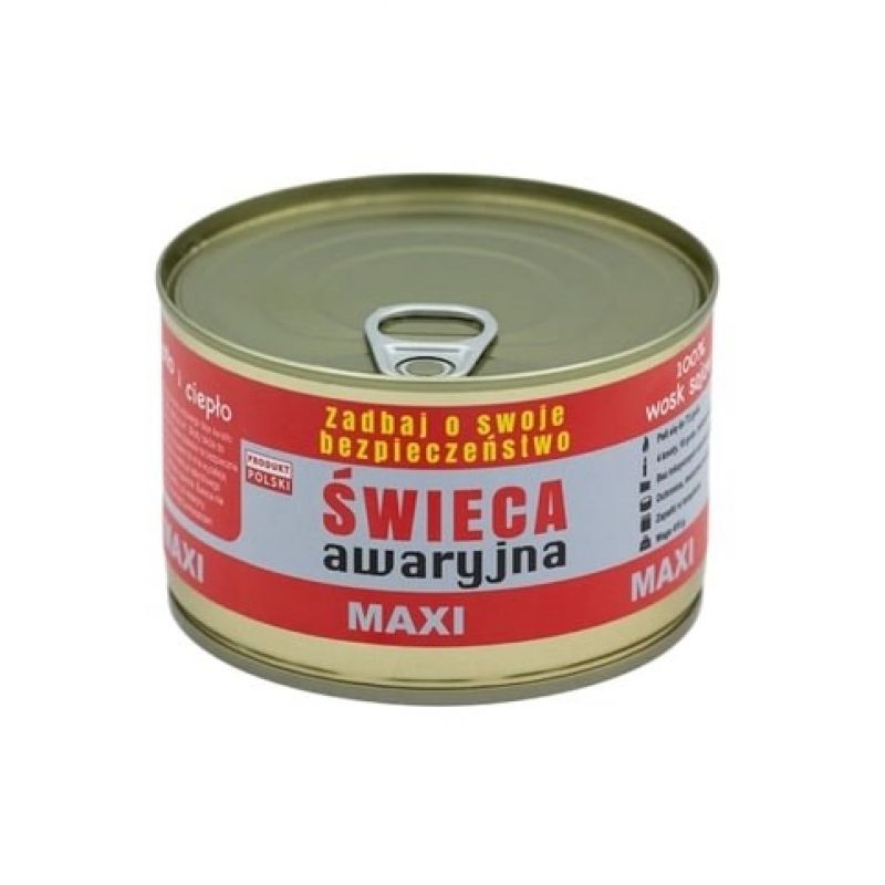 HASKE Pro MAXI Emergency Survival Candle 410g 72h Import z Action/Survival/Światła chemiczne Your Sports Performance
