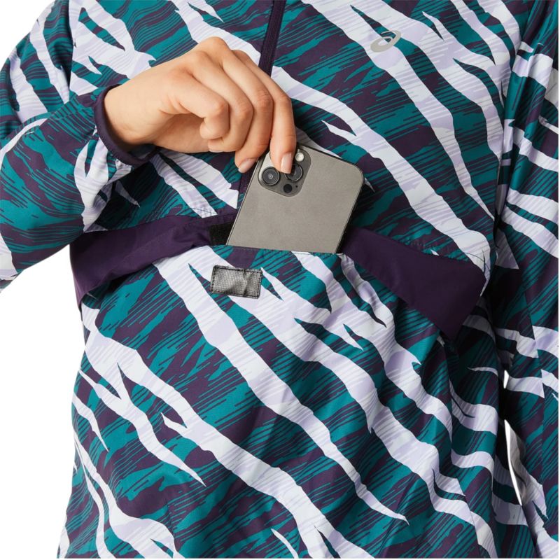 Asics Wild Camo Anorak Jacket W 2012C495-500 Clothing/Running Asics