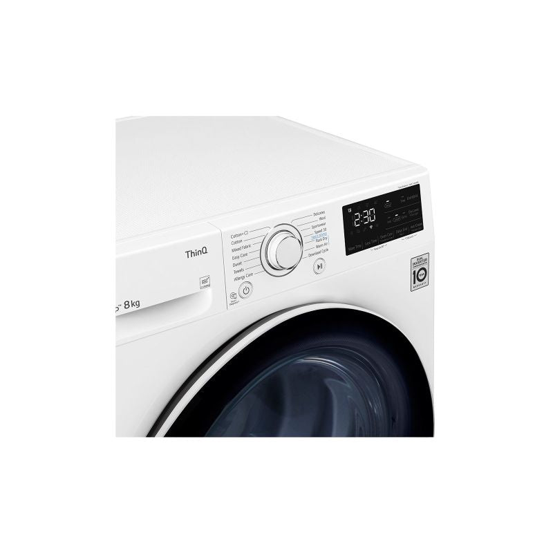 LG RH80V3AV6N Freestanding Front Loading Tumble Dryer 8kg A++ White AGD - Produkty/Pralki wolnostojące Your Sports Performance