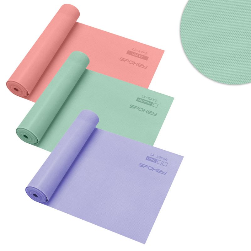 Set of 3 Spokey RIBBON TEX SET fitness bands In preparation Your Sports Performance