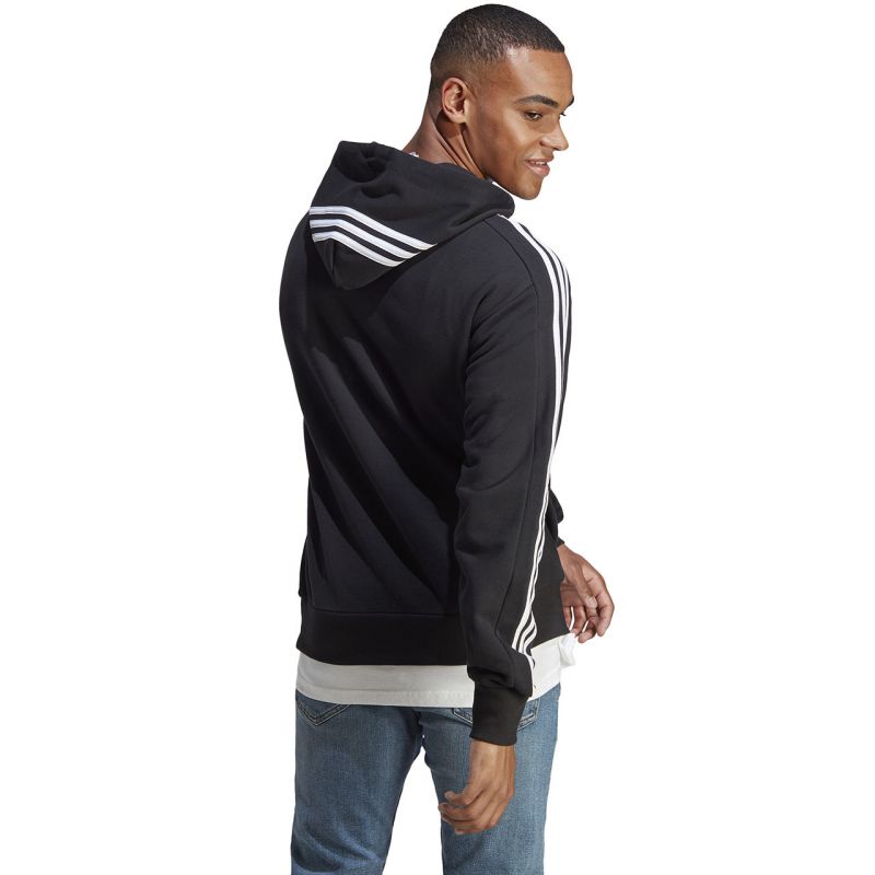 Adidas Essentials French Terry 3-Stripes Hoodie M IC0435 Clothing/Training Adidas