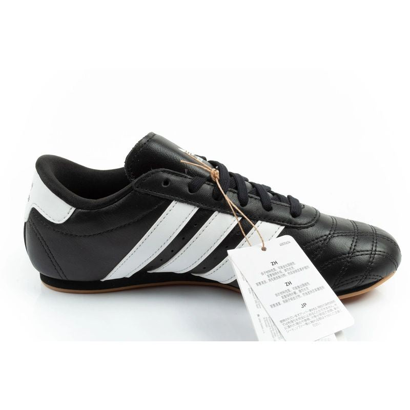 Adidas women's sports shoes Taekwondo Lace black fashionable leather adidas
