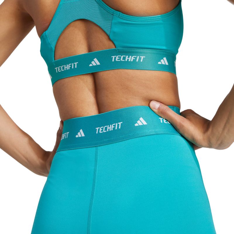 adidas Techfit Turquoise Women's Shorts JW7561 In preparation Adidas