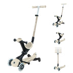 Scooter with ride-on seat GO•UP DELUXE LIGHTS ECOLOGIC 360 (697-566) Accessories/Skating/Hulajnogi/Traditional/For kids/Globber Your Sports Performance