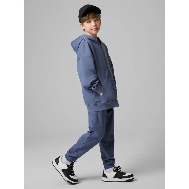 Boy's loose hooded sweatshirt 4F 4FJRSS26TSWSM3051-33S