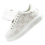 Karl Lagerfeld Kapri men's shoes sneakers natural leather white In preparation Your Sports Performance