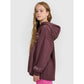 Oversized sweatshirt with hood, unzipped, for girls, 4F 4FJRAW25TSWSF2429-51S 4f