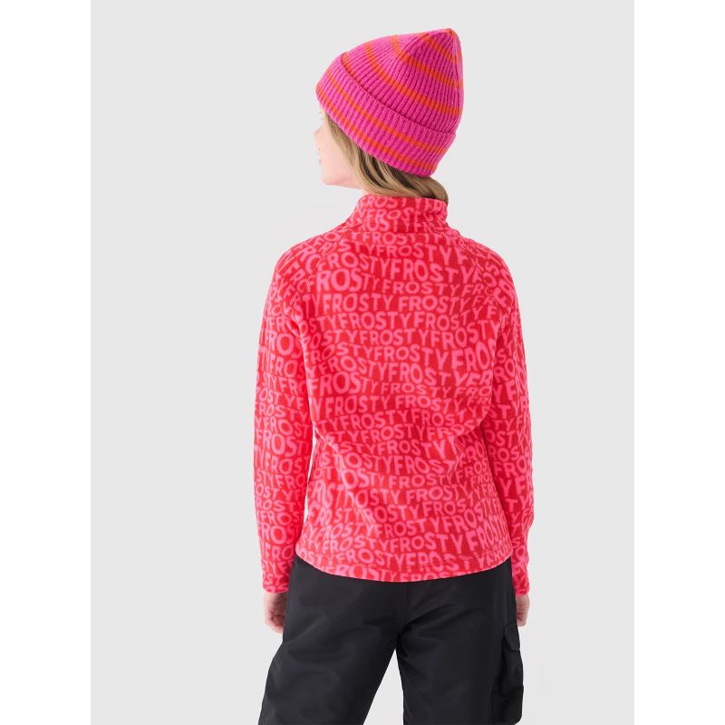 Girls' fleece thermal underwear (top) 4F Junior 4FJWAW24UFLEF051-62A *Kategoria tymczasowa Your Sports Performance