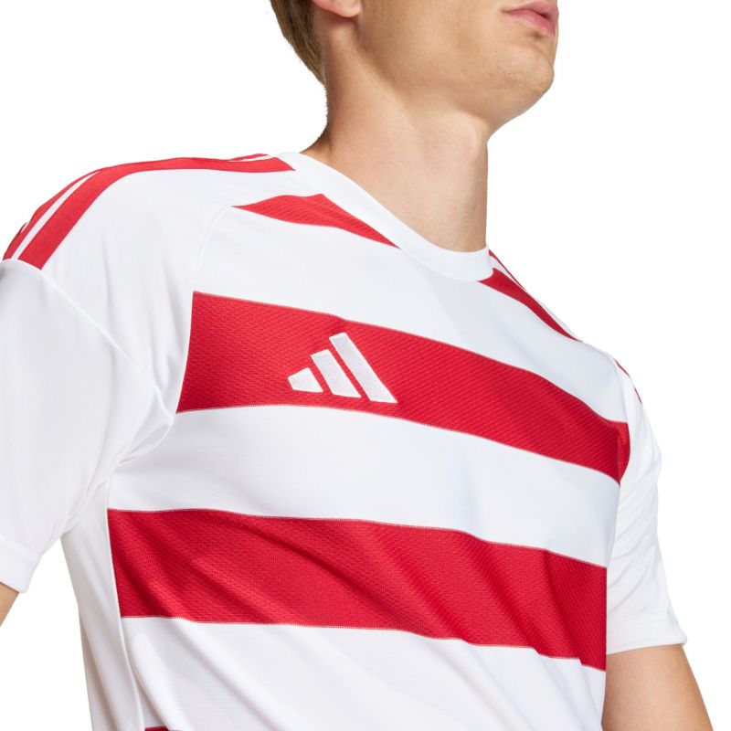 adidas Men's Hooped 26 Jersey White-Red KF3388