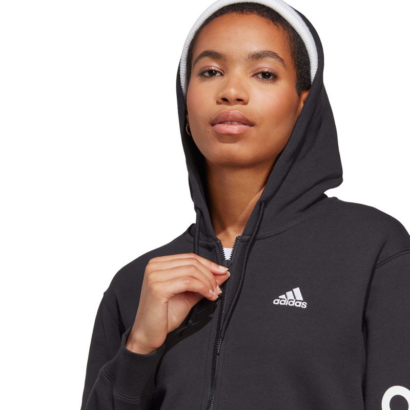 adidas Essentials Linear Full-Zip French Terry Hoodie W IC6863 Clothing/Lifestyle/adidas Adidas