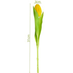 YELLOW TULIP 31CM LIFE-LIKE SPRING DECORATION Home and Garden/Equipment Your Sports Performance