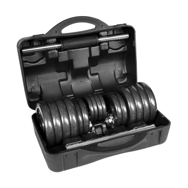 REBEL ACTIVE ADJUSTABLE DUMBBELLS IN A CASE WITH A BAR, SET 30 KG To be categorized Your Sports Performance