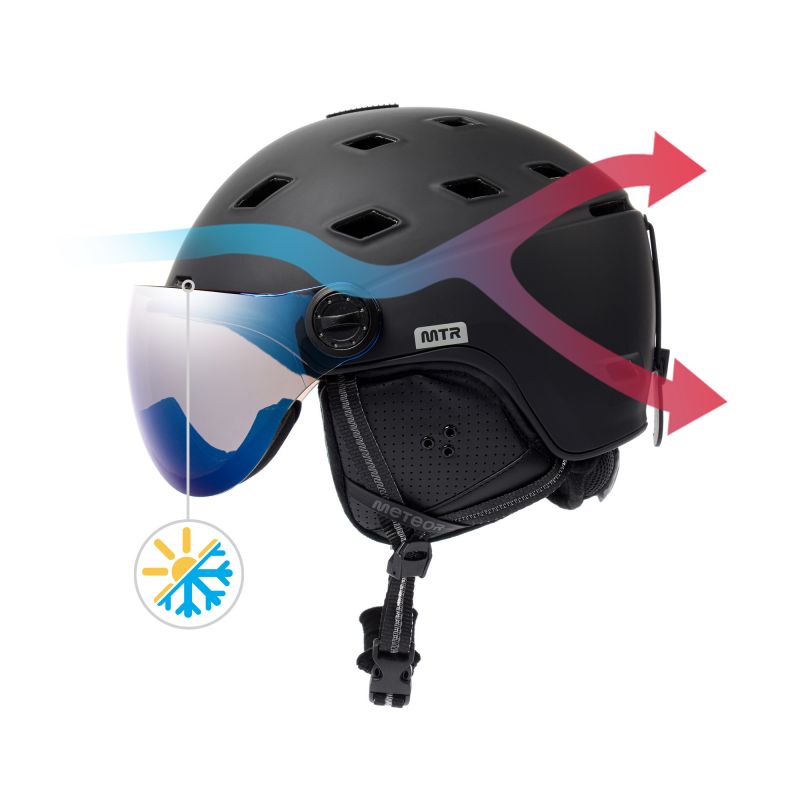 Meteor Glide M Ski Helmet 55-58 cm 17294 Accessories/Skiing/Helmets Your Sports Performance