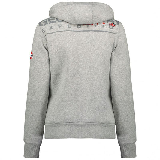 Geographical Norway Fespote Lady 100 Distri W sweatshirt WU8015F/GN B-Grey7 Clothing/Outdoor/Geographical Norway Your Sports Performance