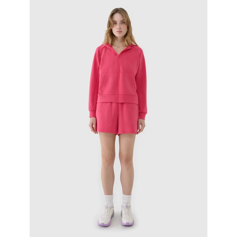 Women's sweatshirt with zipper and modal 4F 4FWSS25TSWSF1577-54S *Kategoria tymczasowa Your Sports Performance