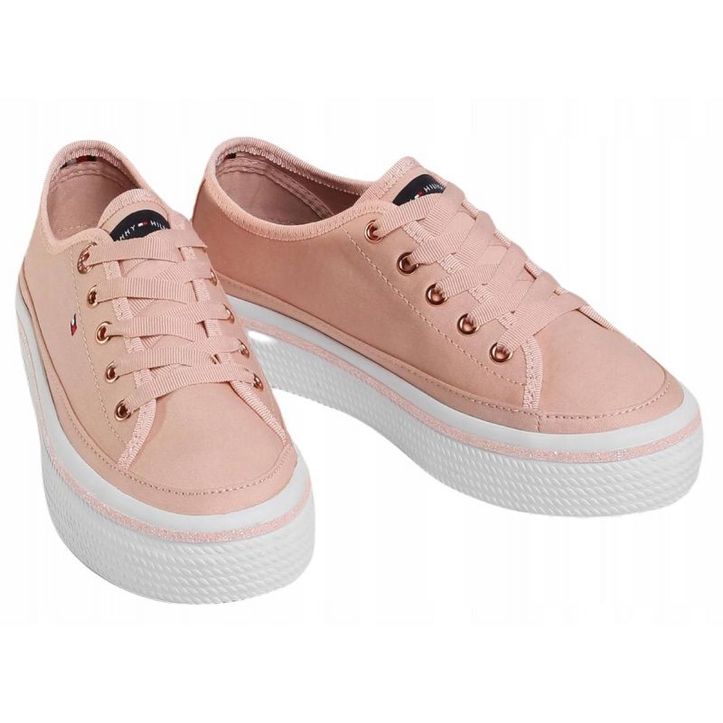 Tommy Hilfiger Glitter Detail Flatform Sneaker W FW0FW05013 Footwear/Lifestyle/Tommy Hilfiger Tommy Hilfiger