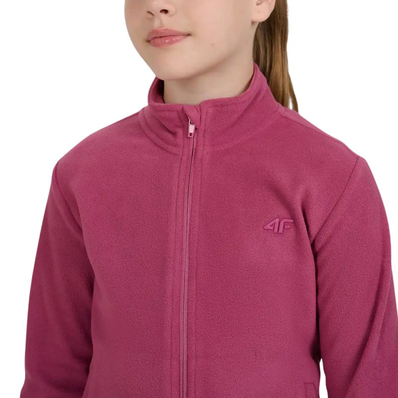 Fleece for girls 4F F346 dark purple 4FJWAW25TFLEF346 50S 4f