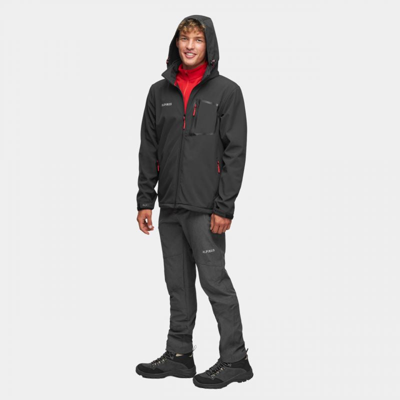 Softshell jacket Alpinus Stenshuvud black BR43371 Clothing/Outdoor/Alpinus Your Sports Performance