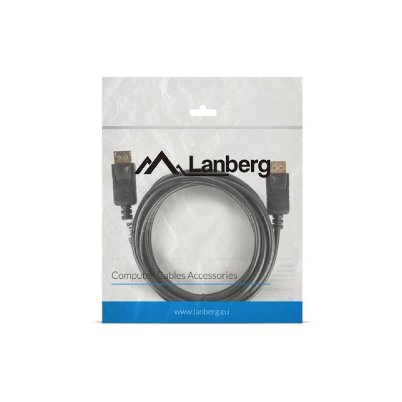 Lanberg CA-DPDP-10CC-0030-BK cable (DisplayPort M - DisplayPort M; 3m; black) Kable i adaptery/Kable DisplayPort Your Sports Performance