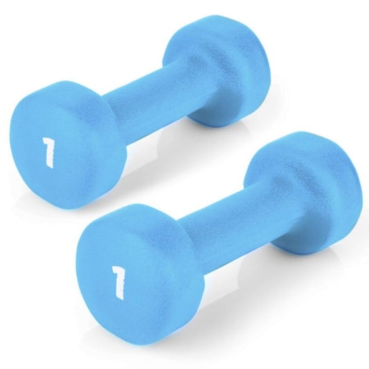 2x1kg vinyl dumbbells Accessories/Training equipment Your Sports Performance