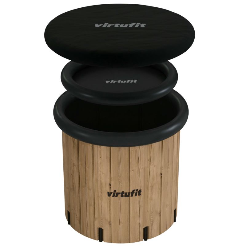 VIRTUFIT ICE BATH XXL - 375 LITERS - IMITATION WOOD - WITH ACCESSORIES In preparation Your Sports Performance