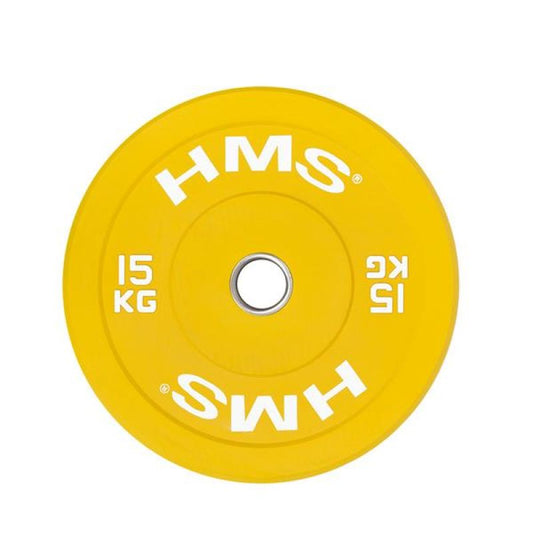 Olympic plate HMS YELLOW BUMPER 15 kg CBR15 Accessories/Training equipment Your Sports Performance