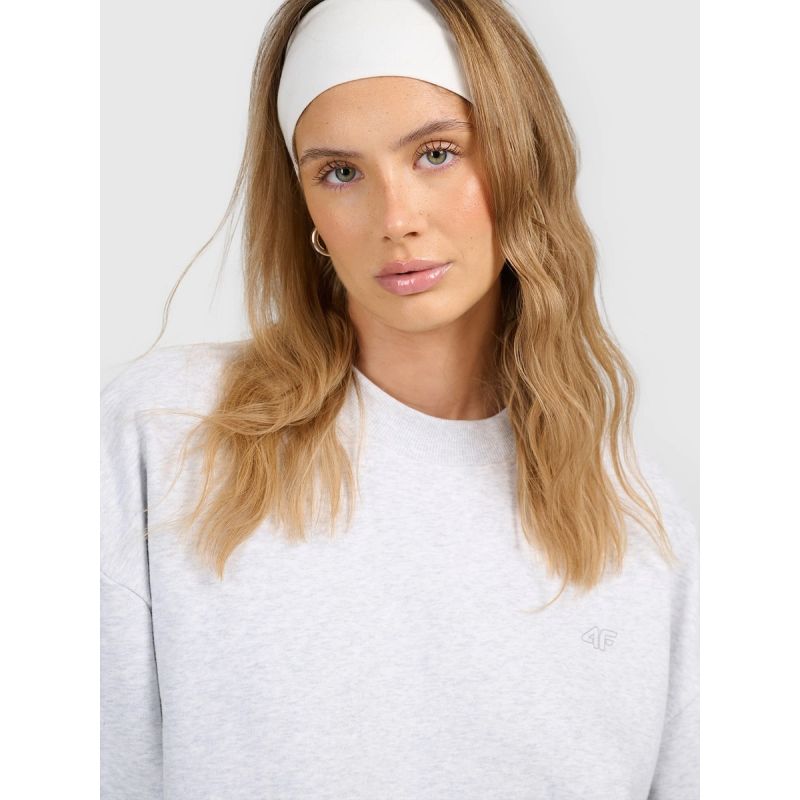 Unzipped sweatshirt without hood 4F 4FRAW25TSWSF2777-26M 4f
