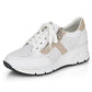 Rieker W N6304-80 white leather wedge shoes Footwear/Lifestyle/Rieker Your Sports Performance