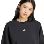 adidas Essentials Small Logo Feelcozy Women's Sweatshirt Black JC5932