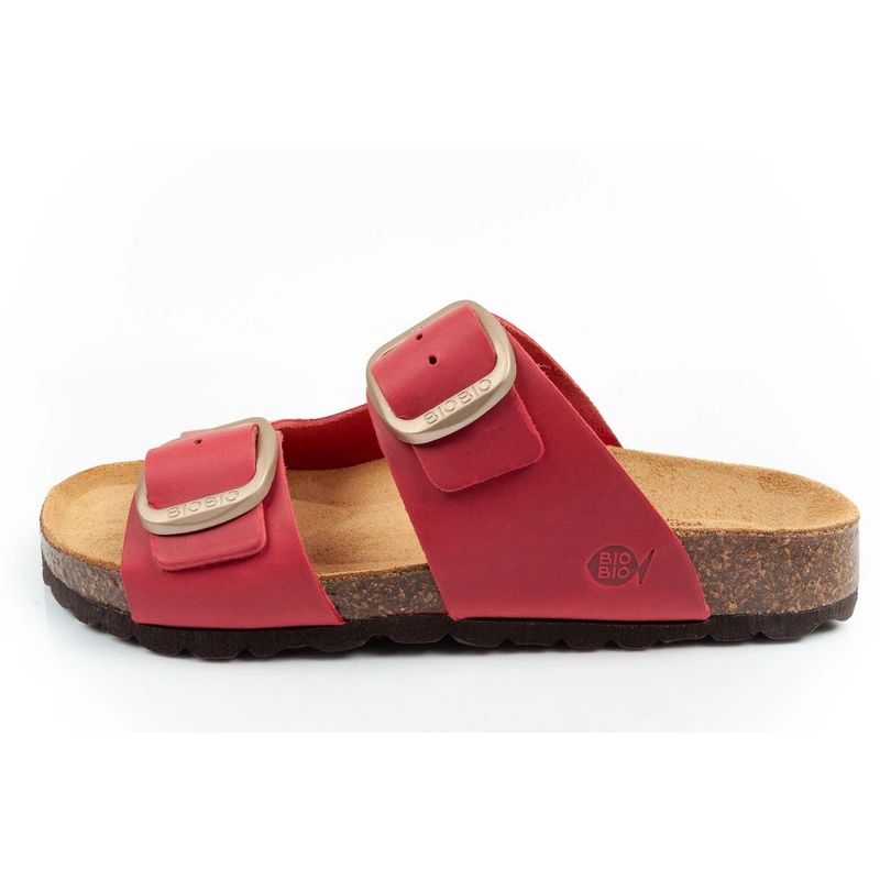 Bio Bio Women's slippers, profiled flip-flops, natural leather Your Sports Performance