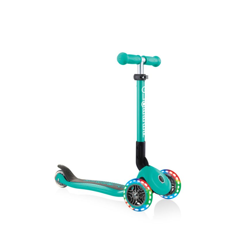3-wheel scooter Globber Foldable Lights Emerald Green Jr 437-107 Accessories/Skating/Hulajnogi Your Sports Performance